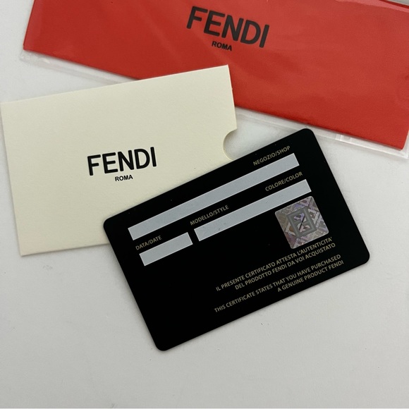 Authentic Fendi 56mm Round Sunglasses - Black W/ Grey Blue Shades - New W/ Case